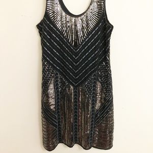Cupio Sequin Black Dress